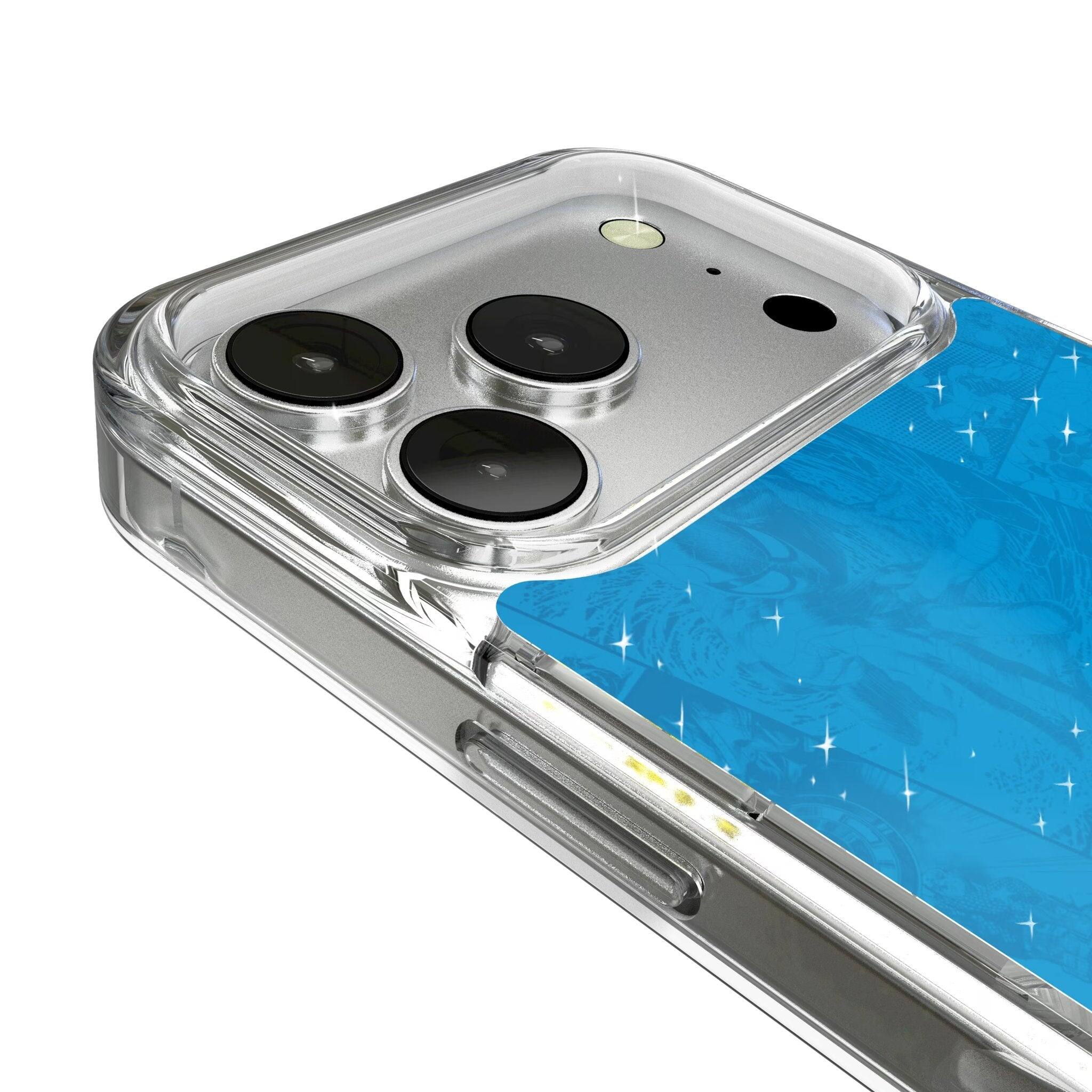 Left. Keyscaper - Marvel Logo Glitter Phone Case - Apple iPhone 17 Pro - Marvel.