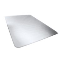 Floortex - Extra Thick Rectangular Chair Mat for Hard Floors & Carpet - 35" x 47" - Clear - Front_Zoom
