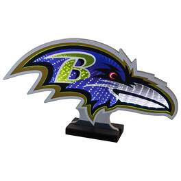Sporticulture - Baltimore Ravens LED Infinity Logo Light - Multicolor