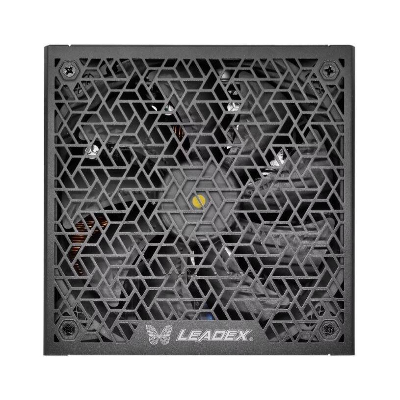 Left. Super Flower - Super Flower Leadex VII XP PRO 1200W 80+ Platinum, Full Modular, ATX 3.1, W/12VHPWR, FDB Fan, Black - black.
