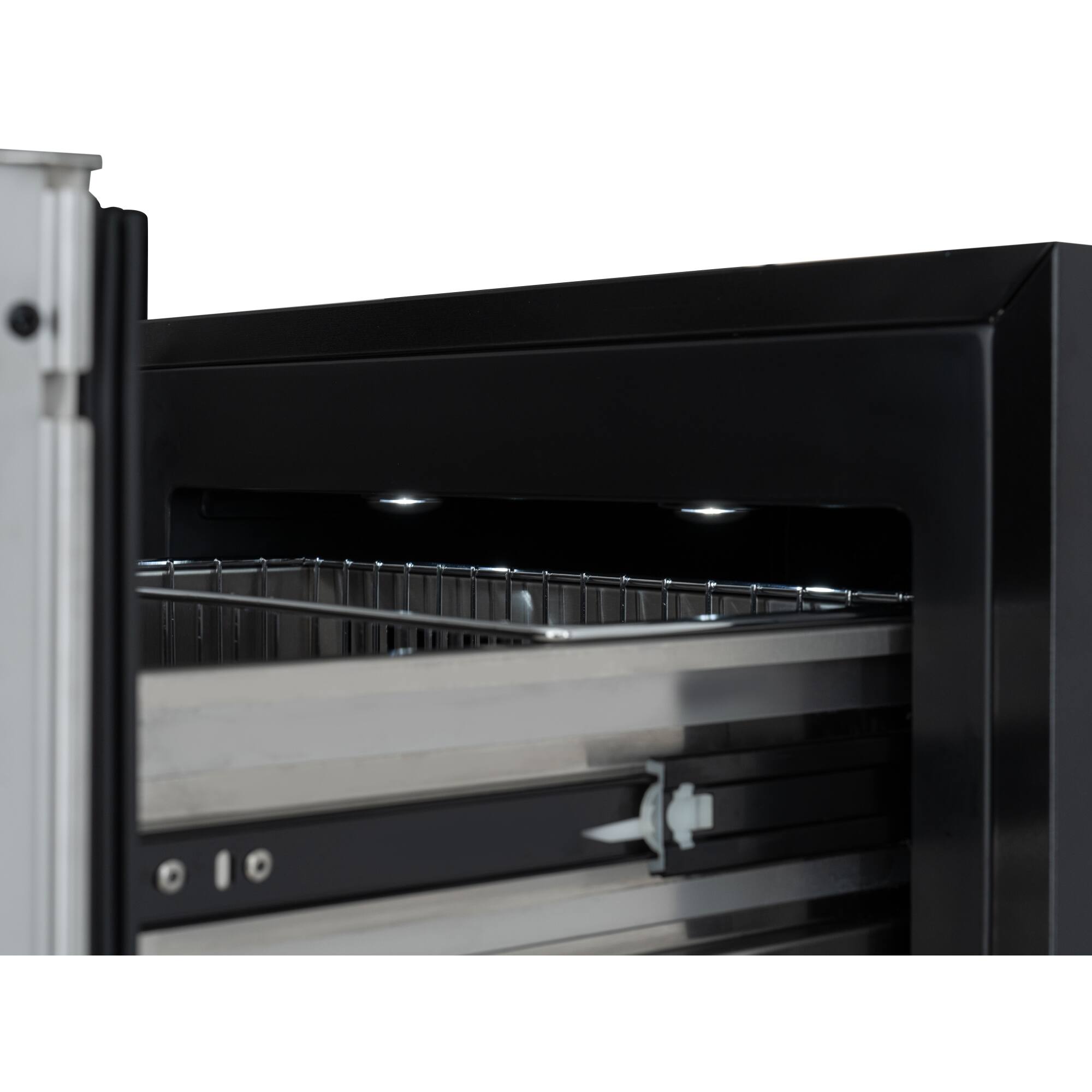 Alt View 5. Koolmore - 23 in. Panel Ready Two-Drawer Refrigerator and Freezer (KM-BIR1D1F-PR) - Black.