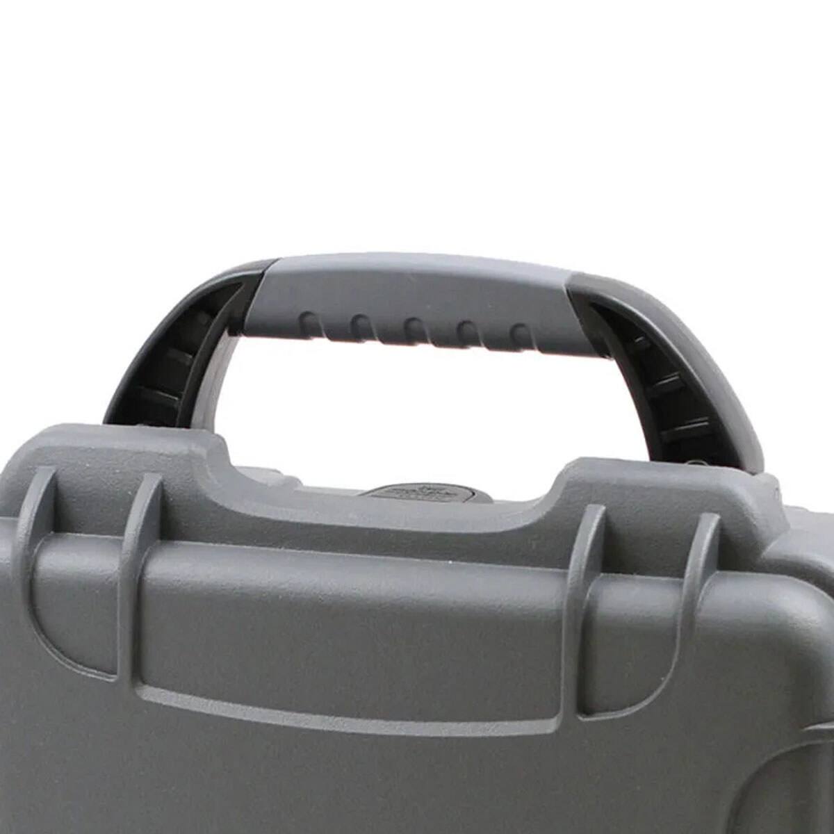 Alt View 1. NANUK - Nanuk Small Series 904 Lightweight NK-7 Resin Waterproof Protective Case for Mirrorless Camera or 2-Way Radio, Graphite.