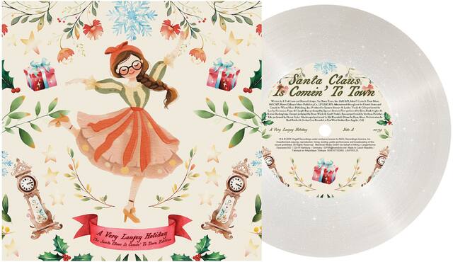Santa Claus Is Comin' To Town
Written by Fred Rose and Haven Gillespie
(ASCAP), Haven Gillespie Music Publishing Co.
(ASCAP), L.P. (ASCAP), Administered throughout the United States and Canada by Warner/Chappell Music, Inc.
Produced by Spencer Stewart & Lloyd Vocale
Vocal & Cello performed by Last Frontier
Performed by Spencer Stewart
Performed by Elena Kanieff
Performed by Brian Wilson & The Beach Boys
Performed by Anthony Perkins
Performed by Deven Eyler
Glockenspiel performed by Hal R. Rosenbaum
Drums performed by Ron Show
Orchestration by Brad Rahn & Jordan Cos
Recorded at East West Studios in Los Angeles, CA
A Very Lawrey Holiday
Side A
29 e 202%
Vingolf Recordings under exclusive license to AWAL Recordings America, Inc.
Unauthorized copying, reproduction, hiring, lending, public performance and broadcasting of this record prohibited. All Rights Reserved.
Membran Media GmbH (on behalf of AWAL) Langemar Chaussee 02 22419 Hamburg Germany
Made in Germany