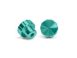 WeatherTech - Solid Billet Aluminum Knobs for CupFone | 2 Pack - Turquoise
