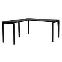 OSP Home Furnishings - Prado L Workstation in - Black - Angle_Zoom