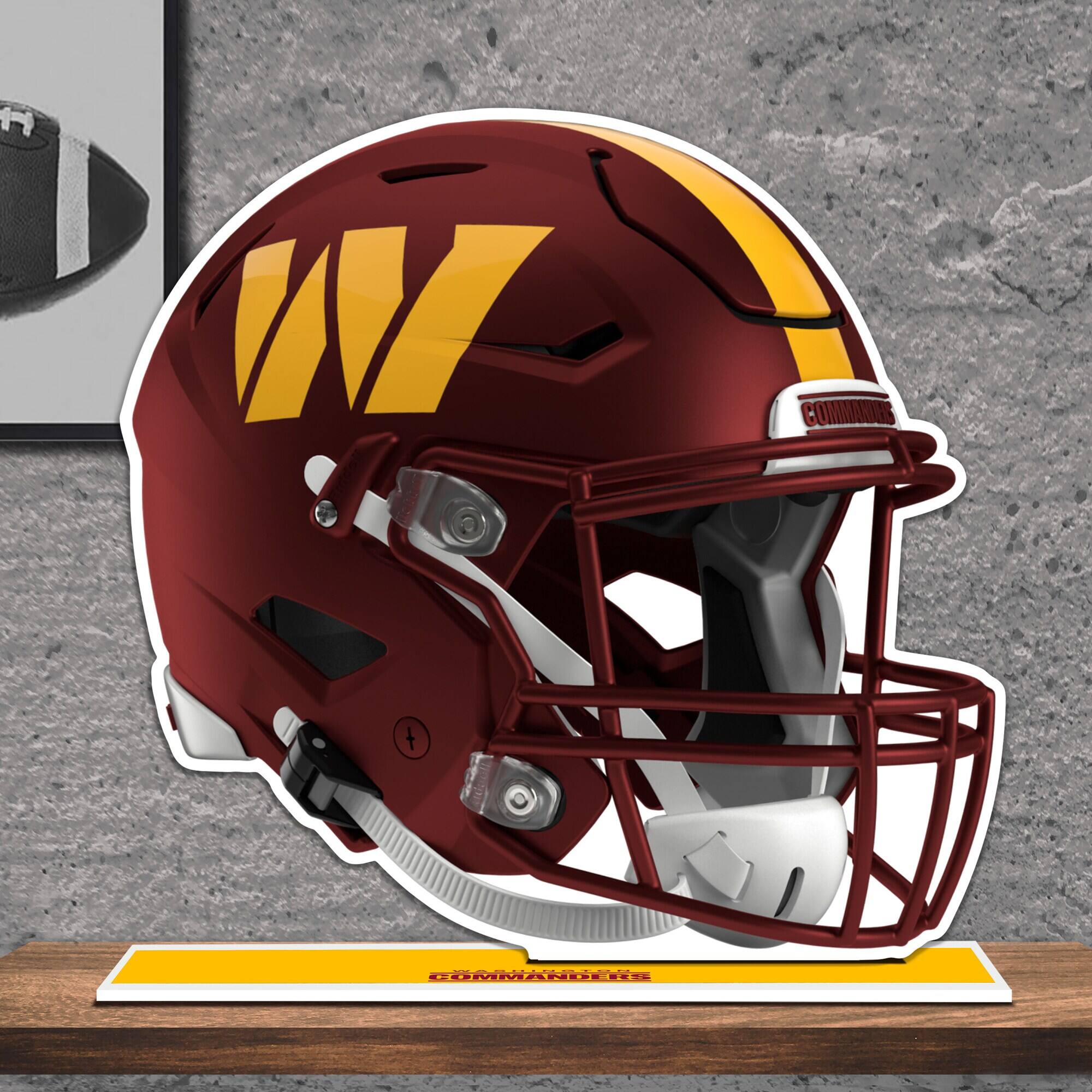 Alt View 1. UPI Marketing - Washington Commanders 10" Speed Helmet Standee - Multicolor.