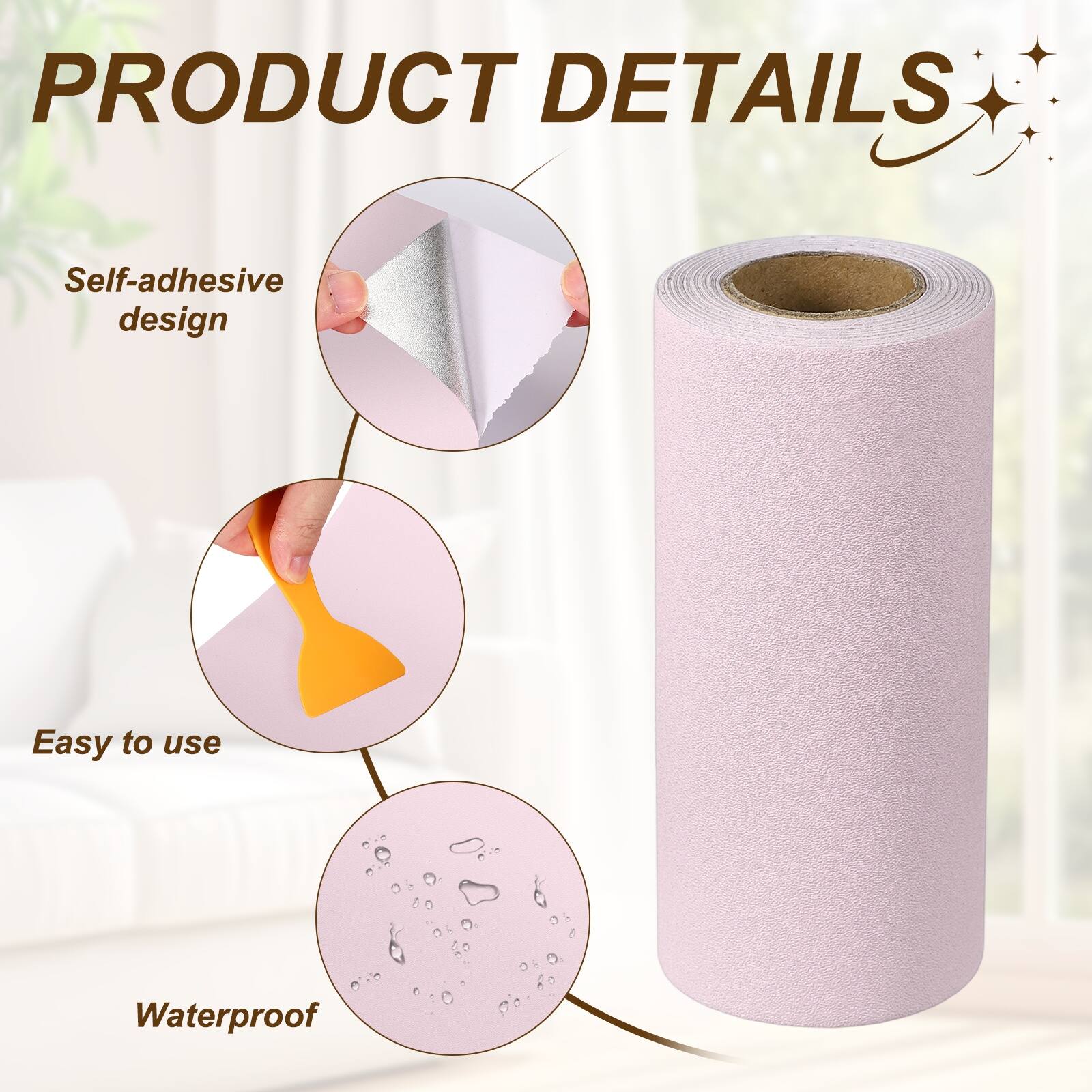 PRODUCT DETAILS

- Self-adhesive design
- Easy to use
- Waterproof