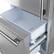 Alt View 10. Forno Appliances - Milano Espresso 17.2 Cu. Ft. Bottom Freezer Refrigerator with Built-In Ice Maker - Stainless Steel.