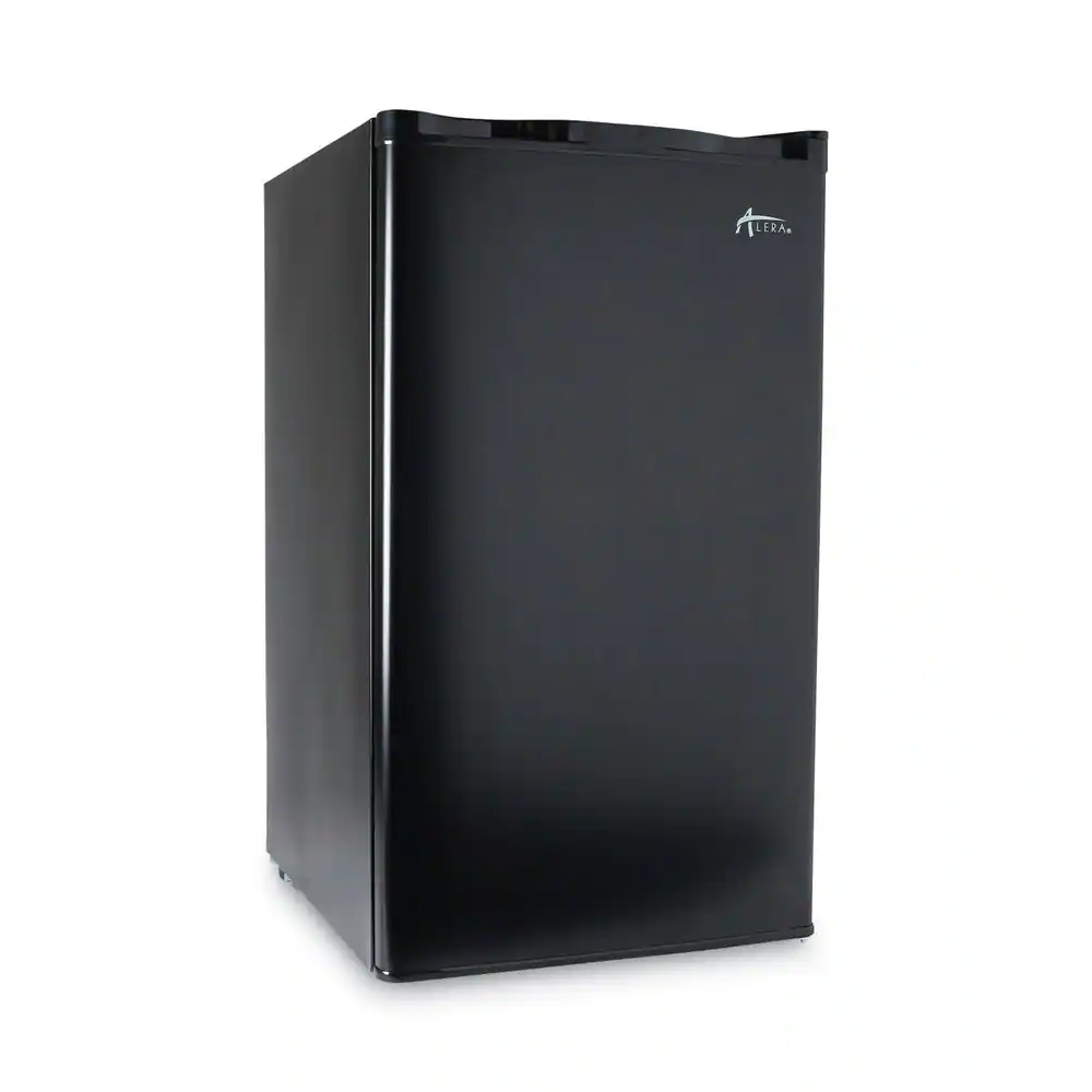 Front. Alera - 3.2 cu-ft. Refrigerator with Chiller Compartment - Black - Black.