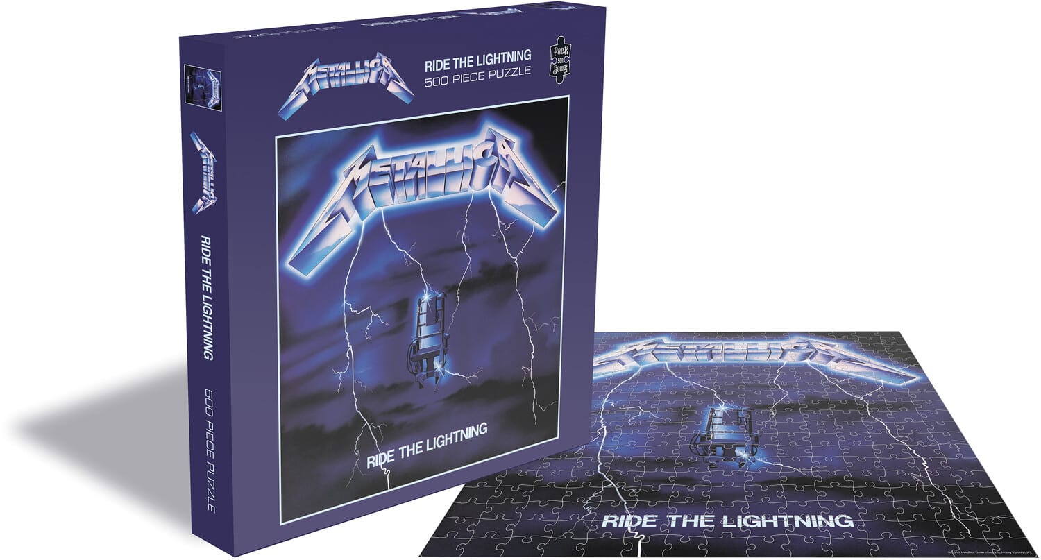 PopMarket - Metallica - RockSaws - Metallica Ride The Lightning (500 Piece Jigsaw Puzzle) - GAMES (MISC) - Multicolor