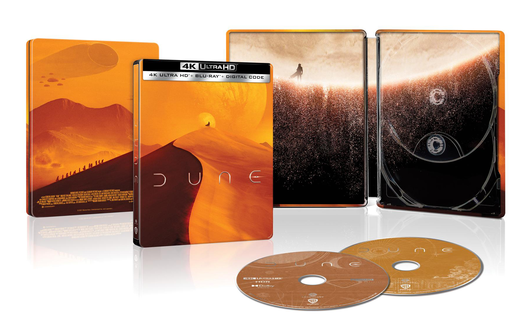 Dune [SteelBook] [Includes Digital Copy] [4K Ultra HD Blu-ray/Blu-ray]  [Includes Digital Copy] [2021] - Best Buy