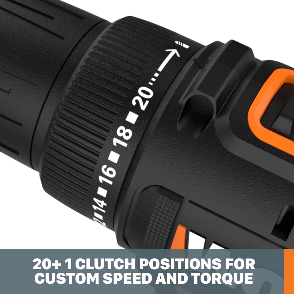 20+1 Clutch Positions for Custom Speed and Torque