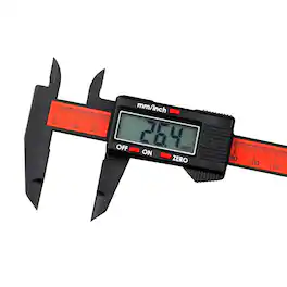 Thermal Grizzly - Digital 150 mm / 6 in ABS Plastic Caliper Internal/External/Depth/Step Measurements