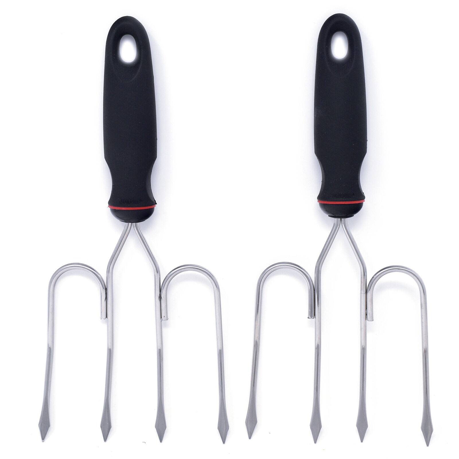 Alt View 1. Norpro - Turkey and Poultry Lifters, Set of 2, Stainless Steel - Black.