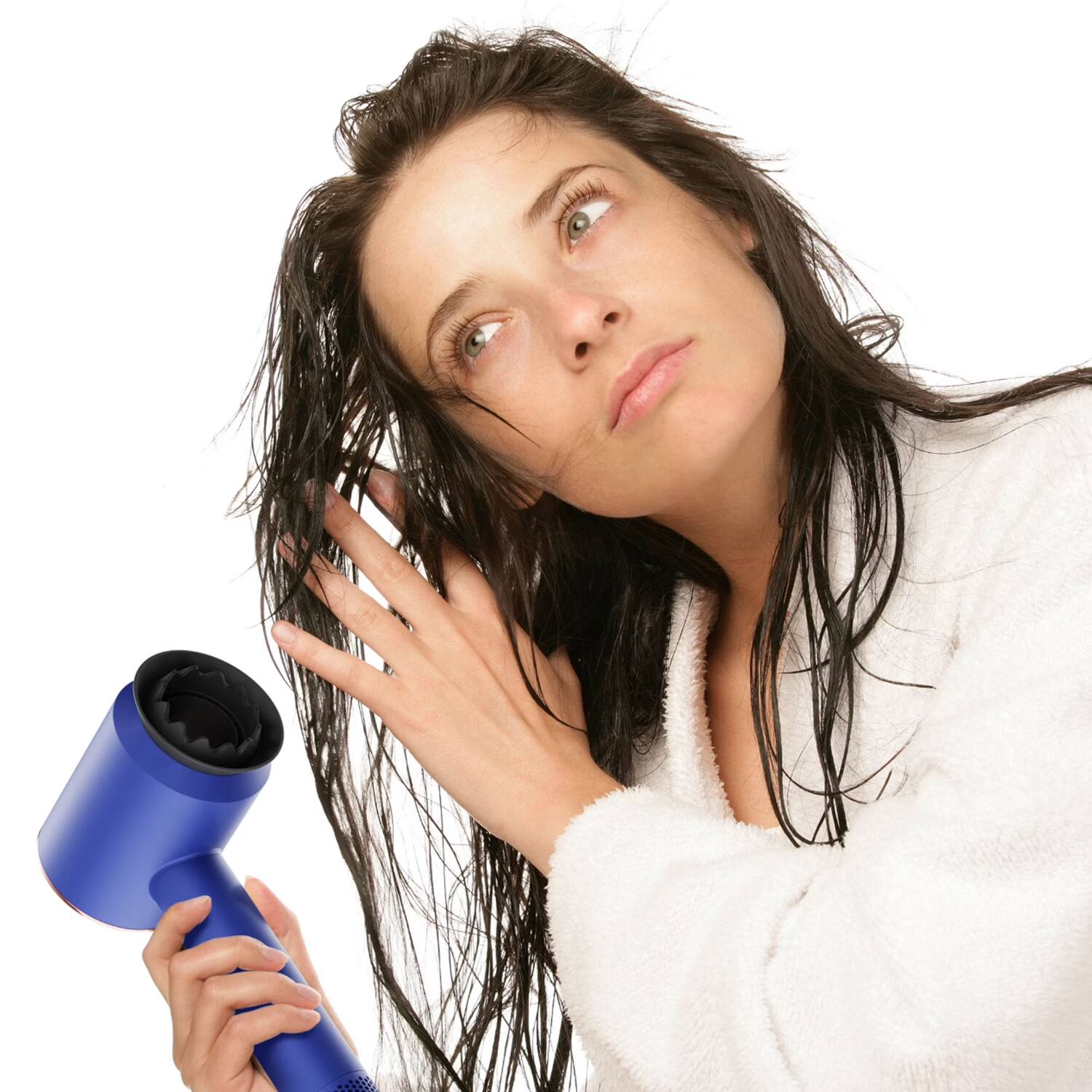 Back. Dyson - Supersonic Hair Dryer - Special Edition Blue/Rose.