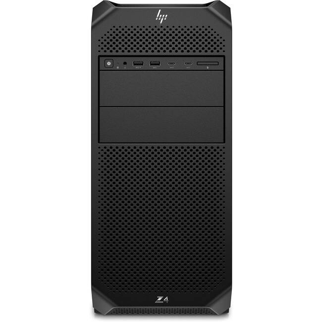 Front. HP - HP Z4 G5 Workstation - 1 Xeon w5-2445 - vPro Technology - 16 GB - 512 GB SSD - Tower - Black - Smart Buy - Intel W790 - Black.