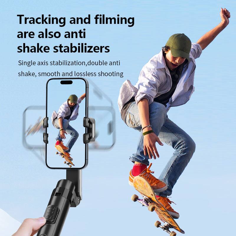 Tracking and filming are also anti shake stabilizers

Single axis stabilization, double anti shake, smooth and lossless shooting