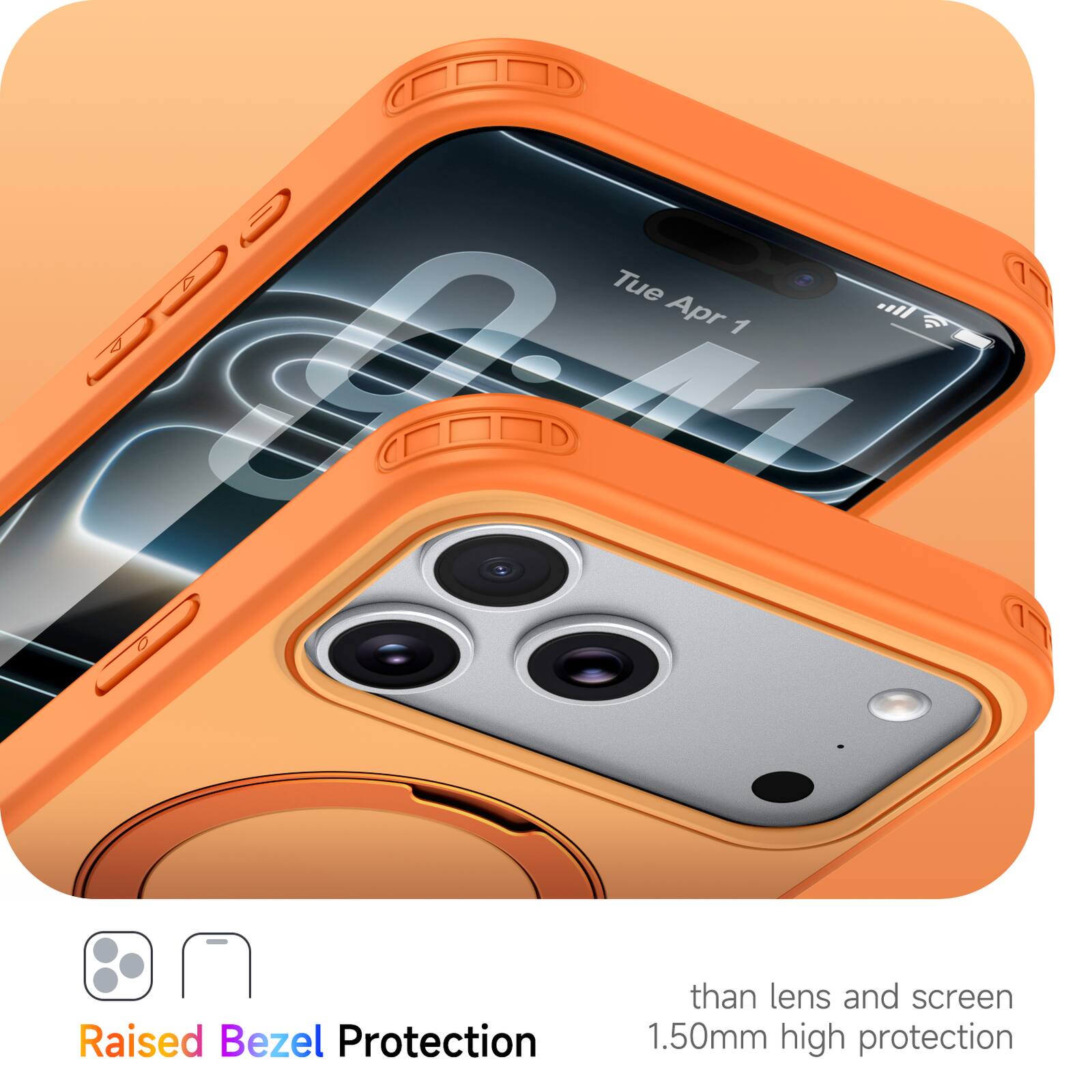100 Tue Apr 1 Raised Bezel Protection than lens and screen 1.50mm high protection