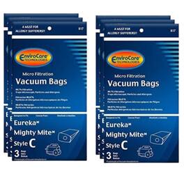 18 Pack EnviroCare Replacement Micro Filtration Vacuum Cleaner Dust Bags made to fit Type C Mighty Mite