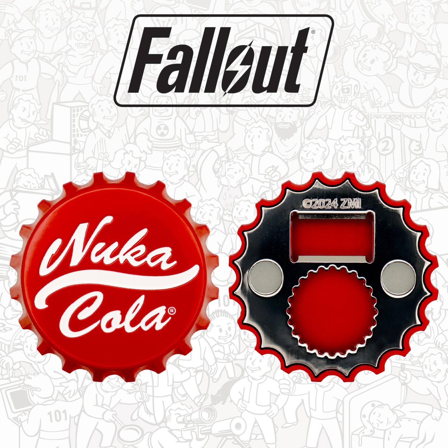 PopMarket Fallout Bottle Opener Nuka Cola Bottle Cap COLLECTIBLES