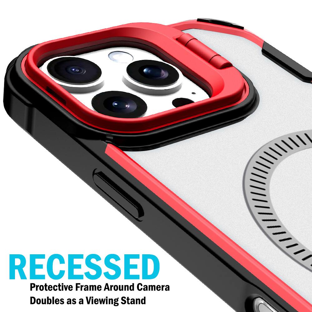 Nakedcellphone Clear Cam Stand Case for iPhone 16 Pro Max Phone ...