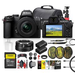 Z50 II Compact Mirrorless Camera with Nikon NIKKOR Z DX 16-50mm VR Lens + More