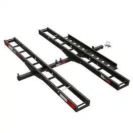 Black Widow - Pro Double Dirt Bike Carrier with Ramp for 2" Hitch, 600 lb Capacity