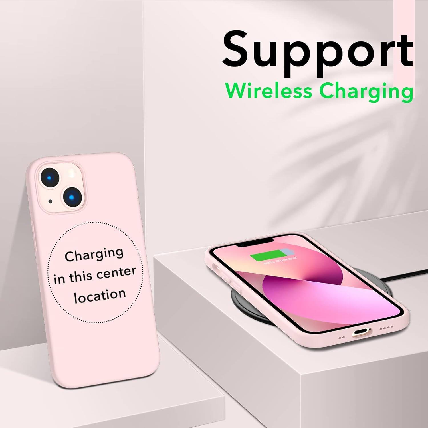 Support Wireless Charging Charging in this center location
