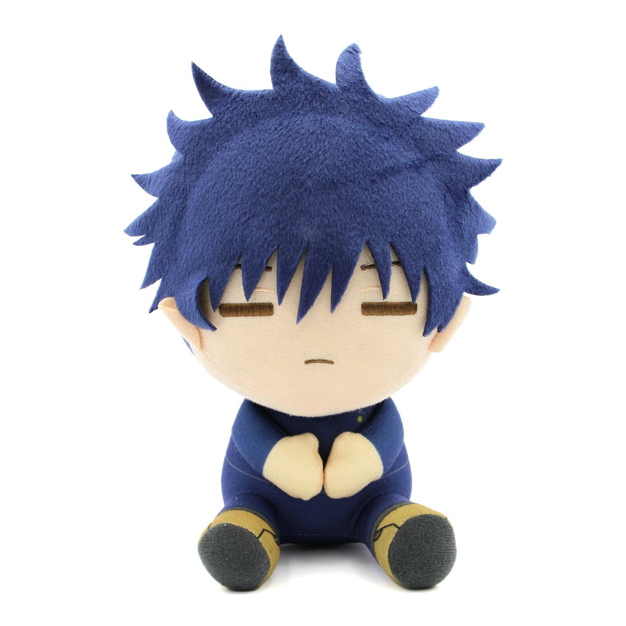 Front. Banpresto - Jujutsu Kaisen 8 Inch Character Plush | Megumi Fushiguro - Black.