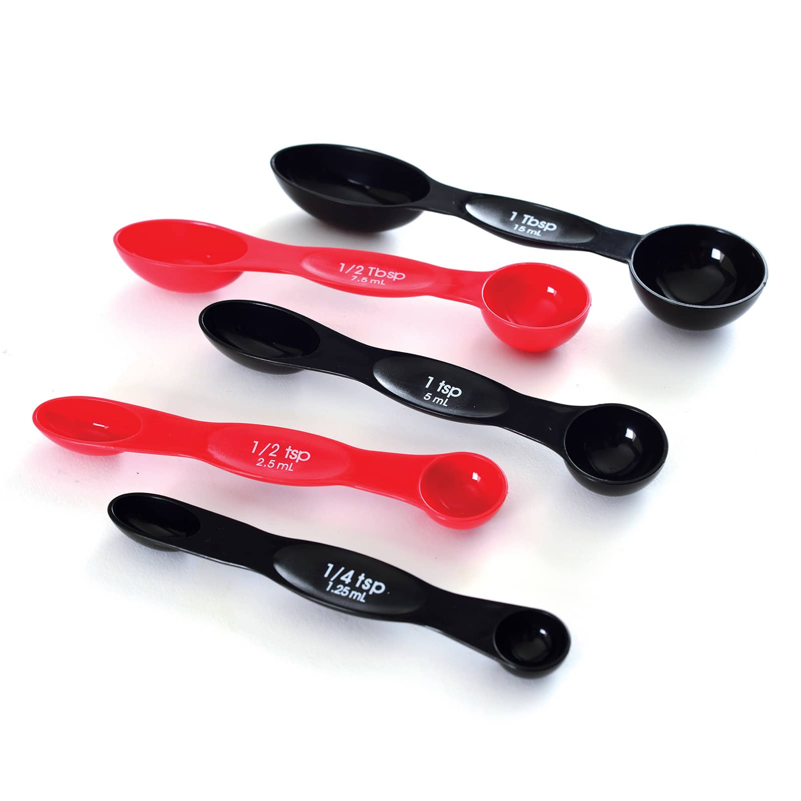 Norpro - 5 Piece Nesting Magnetic Measuring Spoon Set 1/4 tsp to 1 tbsp, /Black - Red price history on PriceWatchPro