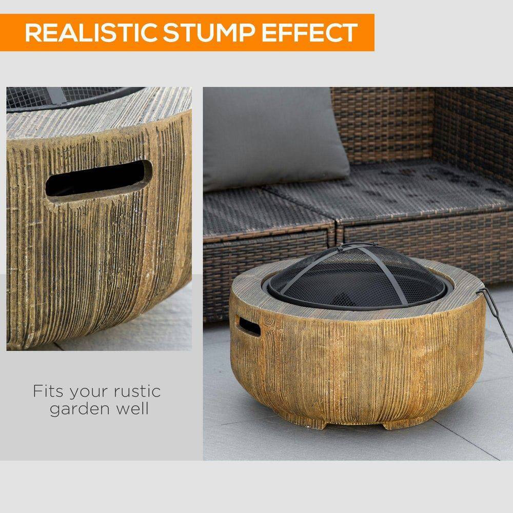 REALISTIC STUMP EFFECT

Fits your rustic garden well