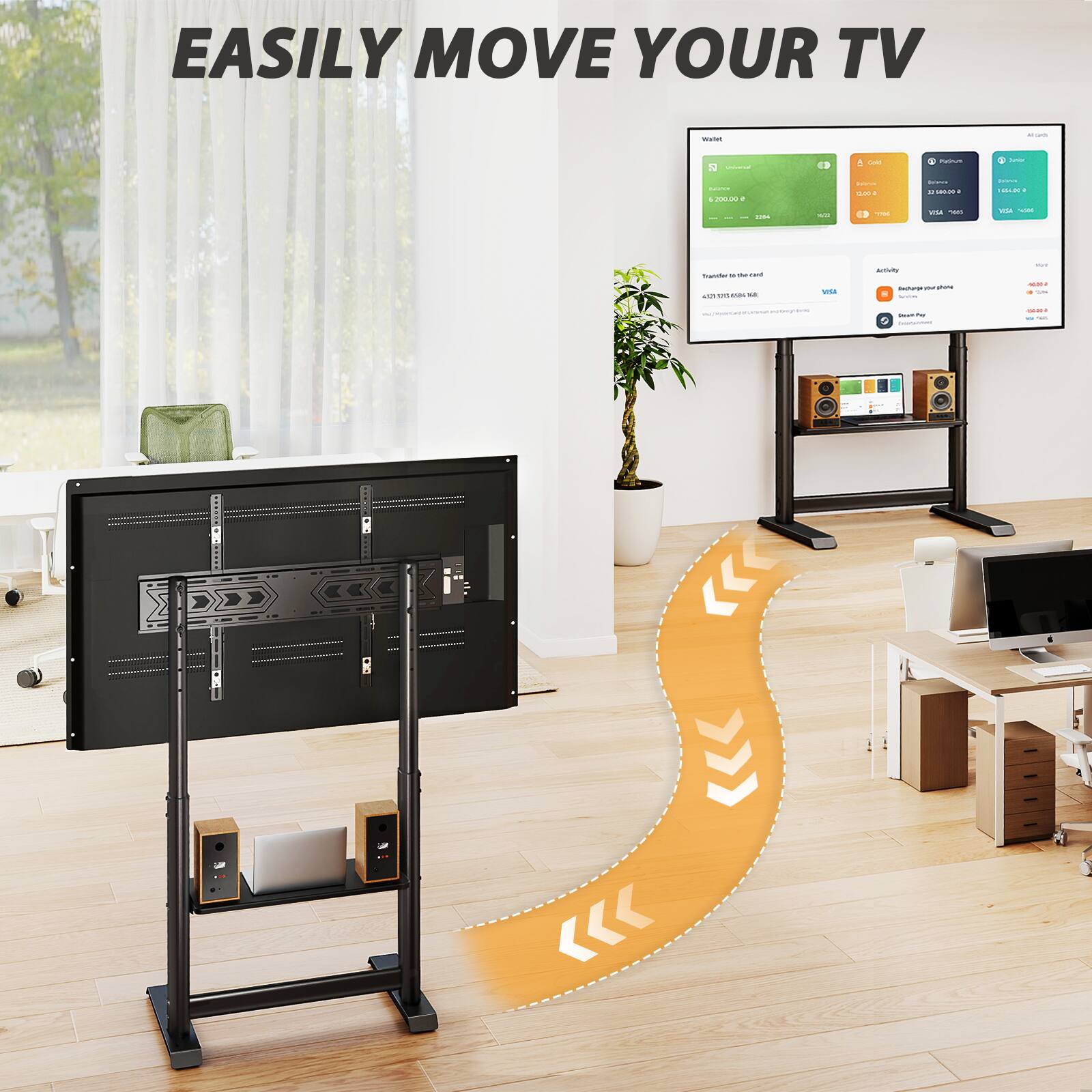 EASILY MOVE YOUR TV

AEGADE
7 Universal
Cold
Fotiva
hashin & 20000
Balories 1200-2
Driparacy 590-00-4
hisva 1400
200

son
wu eas
Trander M N (ad LUT UN AM M
vu
Adivity PM SAVE
90.0 IN
Quick All Inservented