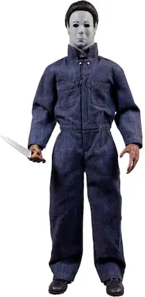 Front. Trick or Treat Studios - Halloween 4 Michael Myers 12 Inch Action Figure - Blue.