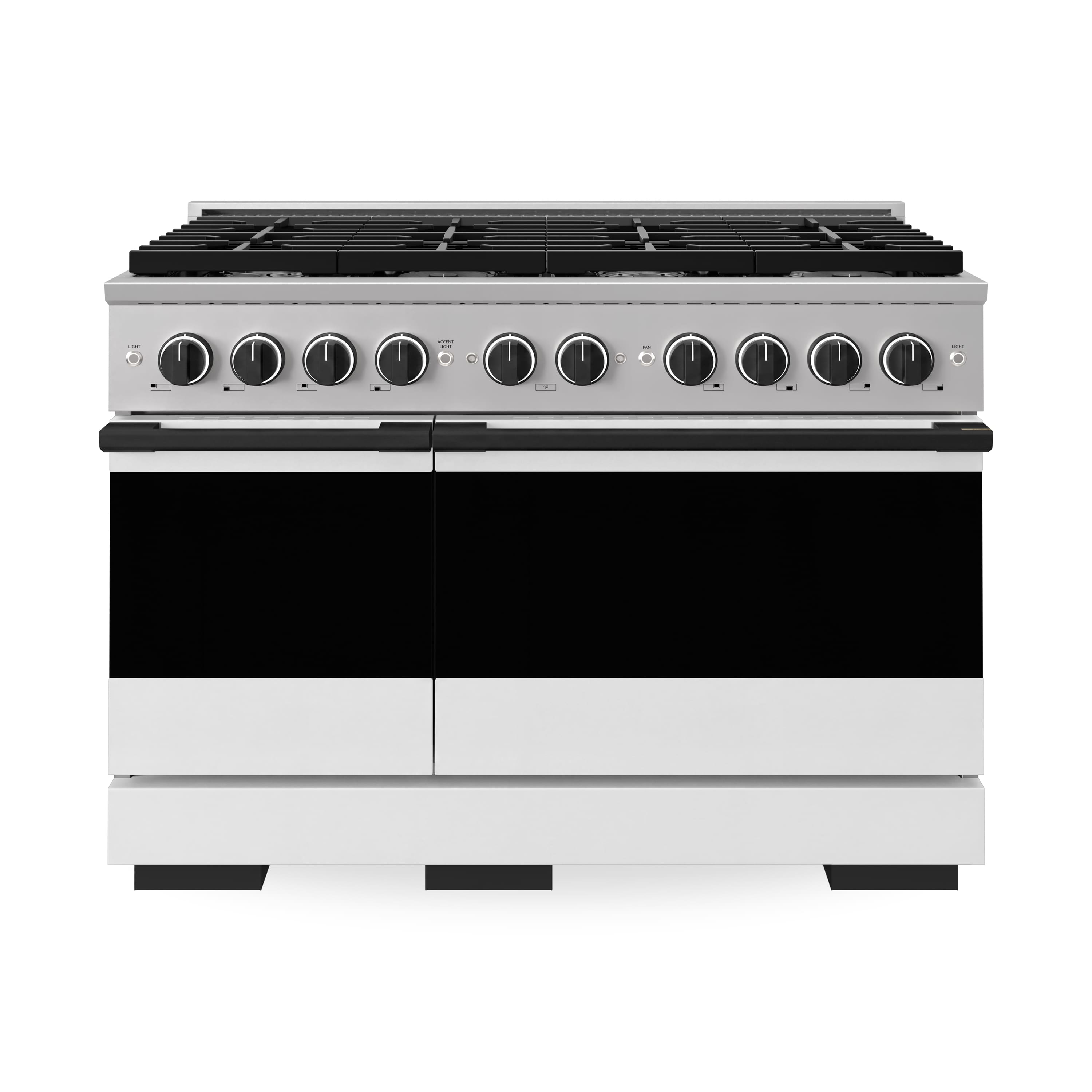 ZLINE - Autograph 48 in. 6.7 cu. ft. Marino Freestanding Gas Range with 8 Burners with White Black Doors and Black Accents - White Matte price history on PriceWatchPro