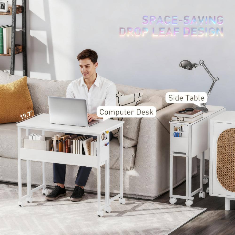 SPACE-SAVING DROP LEAF DESIGN

Side Table

Computer Desk

19.7"

8.3"