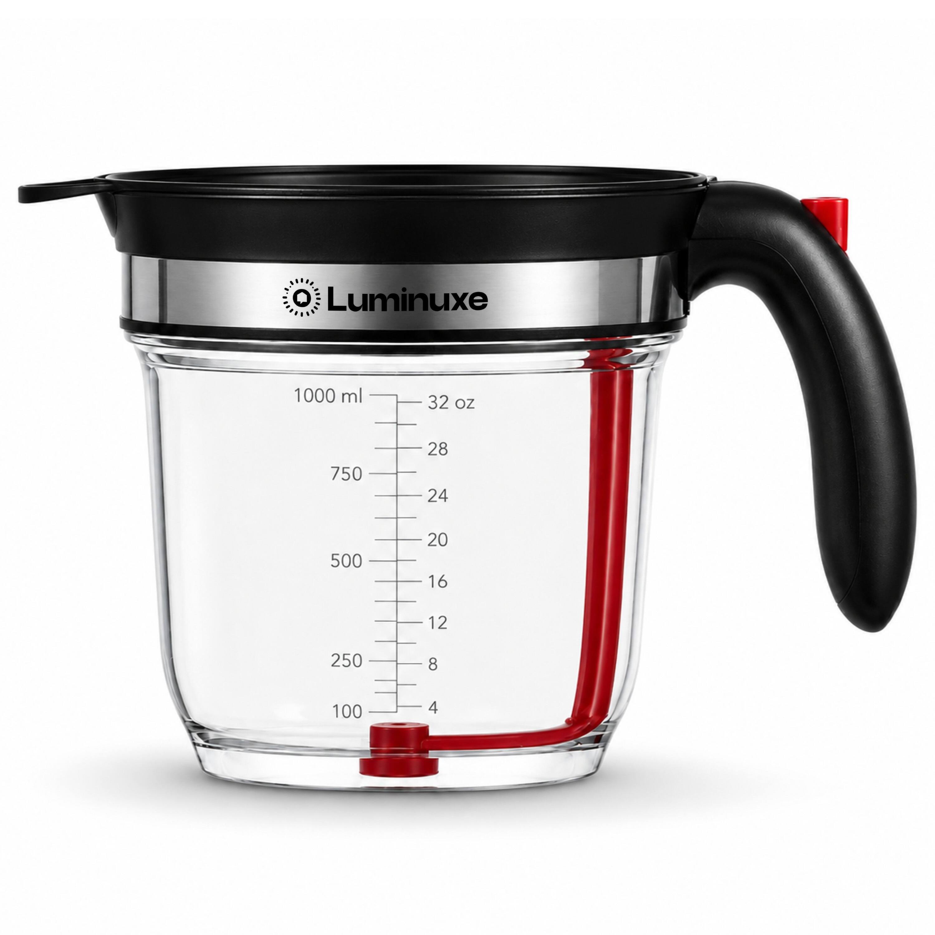 O Luminuxe  
1000 ml  
32 oz  
750  
28 24  
500  
20 16  
12  
250  
8  
100  
4