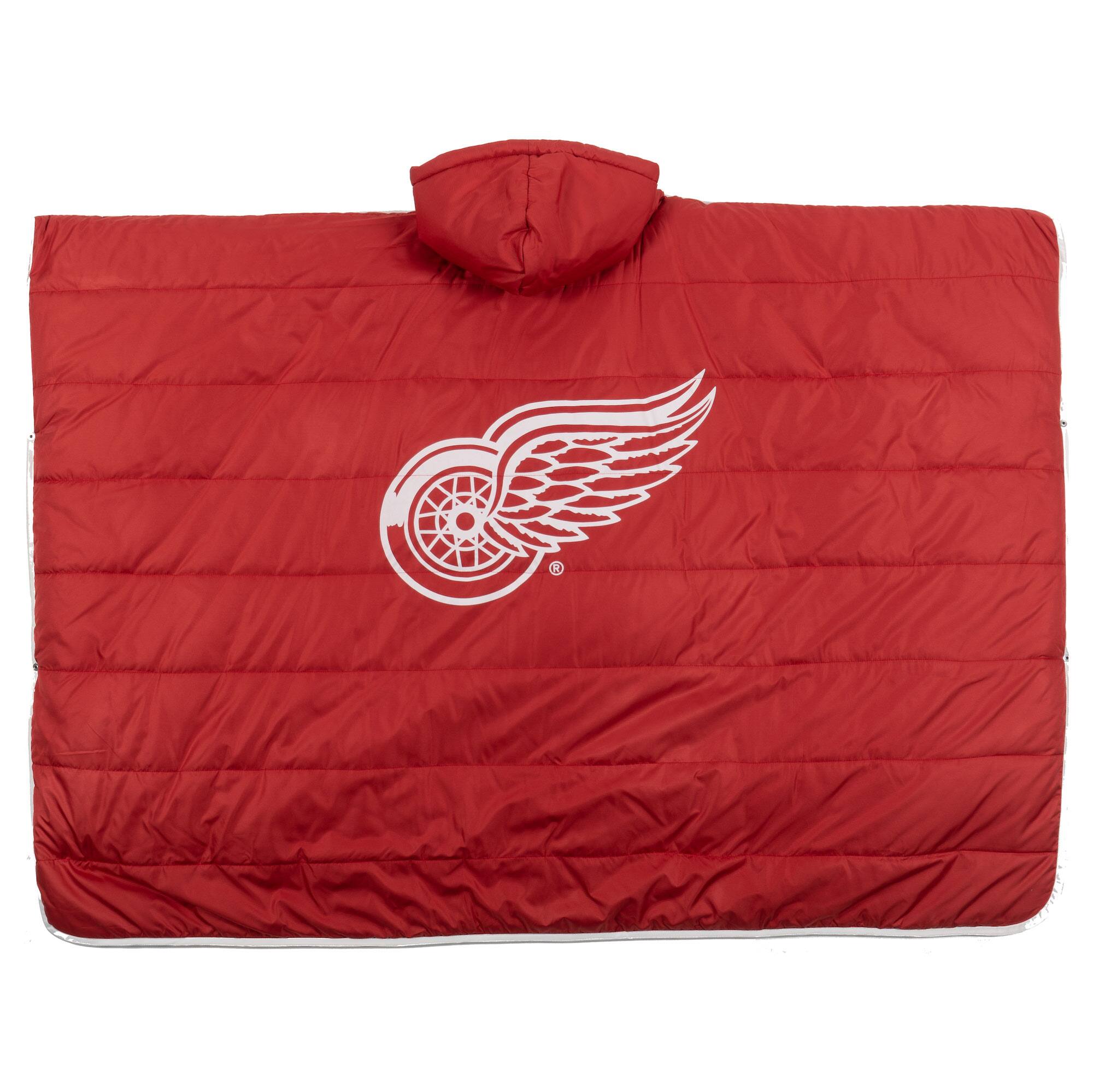 Front. Poler - Detroit Red Wings Reversible Camp Poncho - Multicolor.