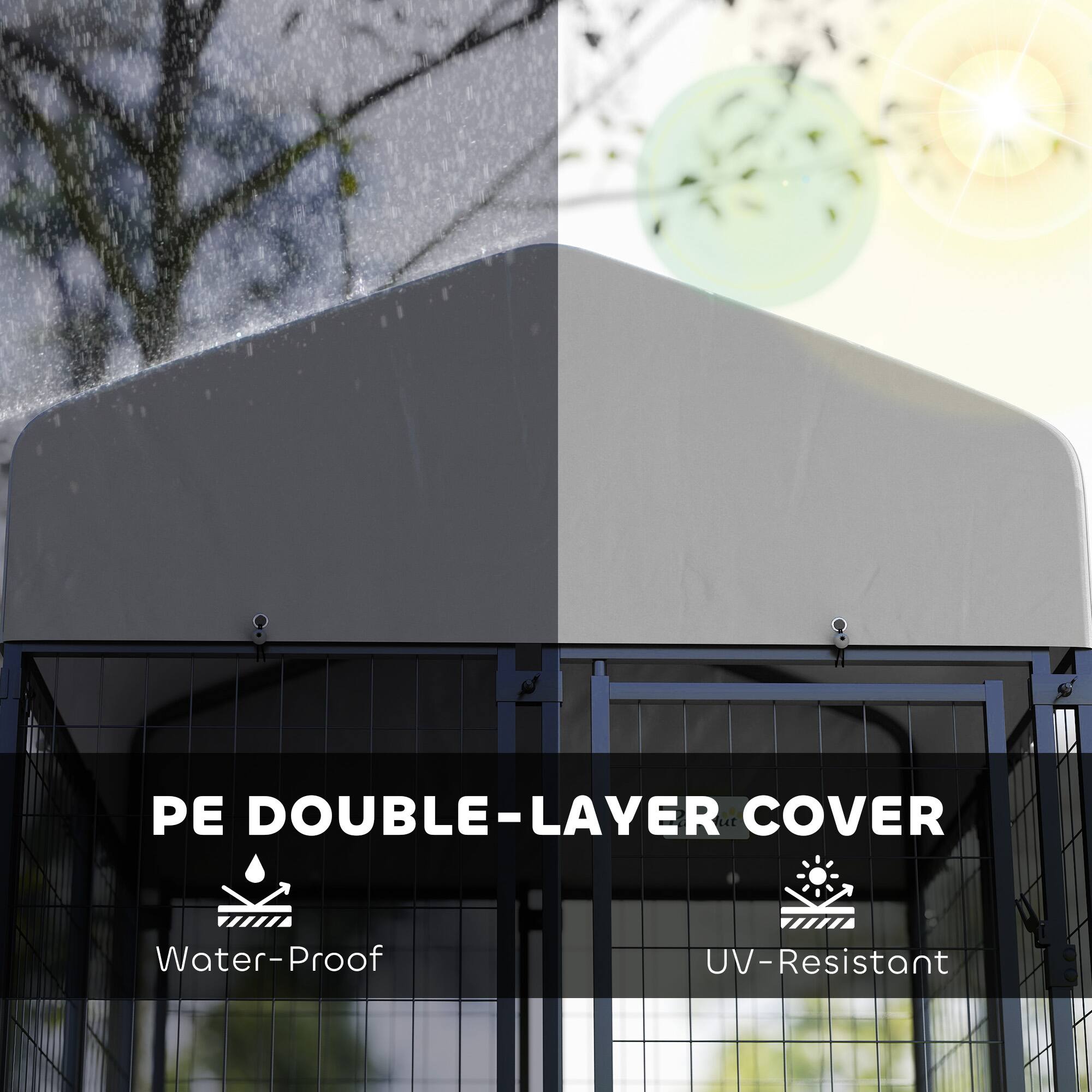 PE DOUBLE-LAYER COVER  
Water-Proof  
UV-Resistant