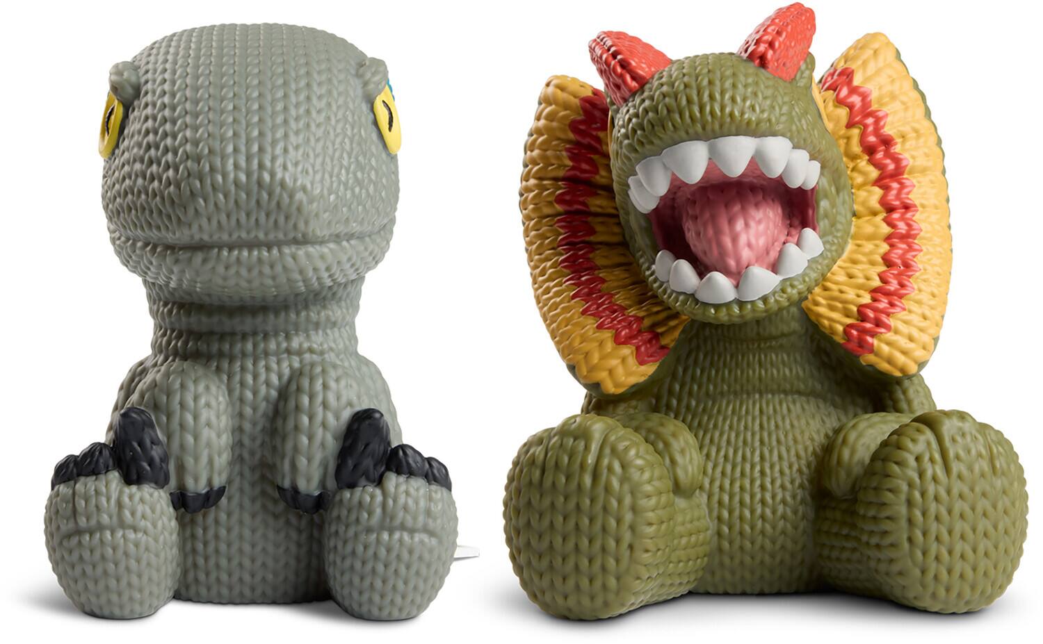 Handmade by Robots - Jurassic Park - Blue & Dilophosaurus 2-Pack - COLLECTIBLES - Multicolor