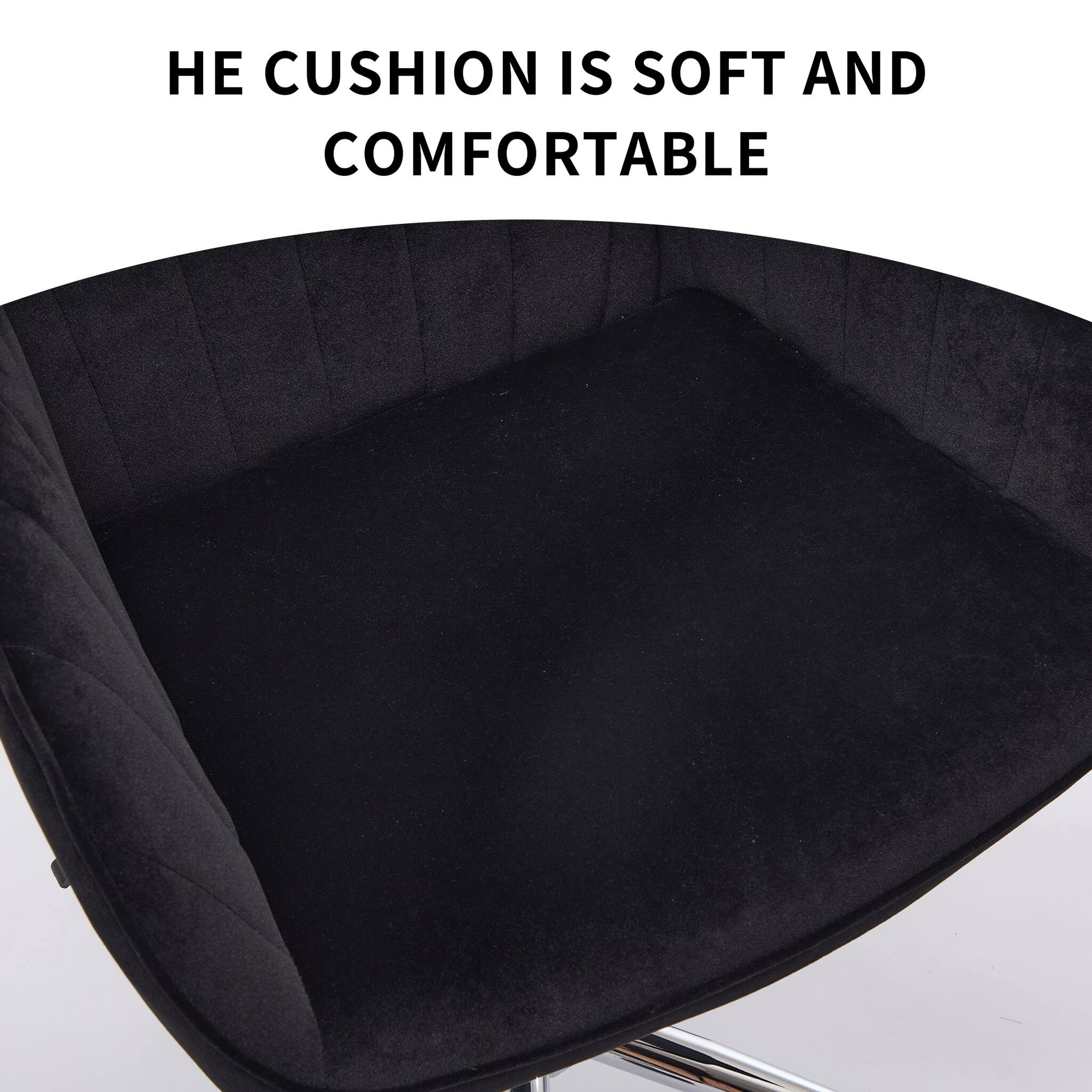 HE CUSHION IS SOFT AND COMFORTABLE