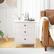 Alt View 1. Costway - Costway Nightstand with 3 Drawer for Bedroom Compact Storage Chest Modern Sofa Side - White.
