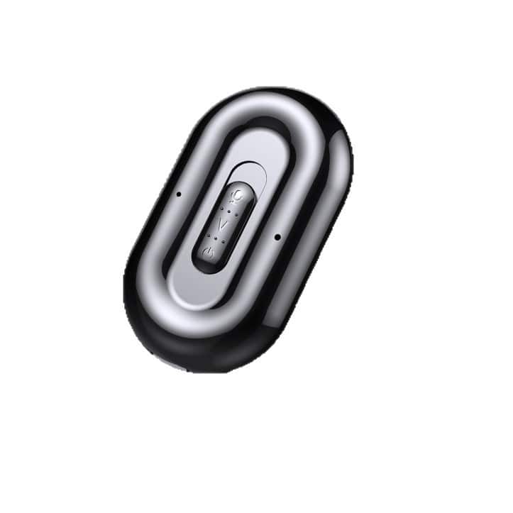 Cluzine - 16G Portable Mini Voice Recorder, Professional Smart Voice Activated Recorder with MP3 Playback for Business - Black