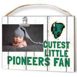 Jardine - Point Park Pioneers 8'' x 10'' Cutest Little Weathered Logo Clip Photo Frame - White