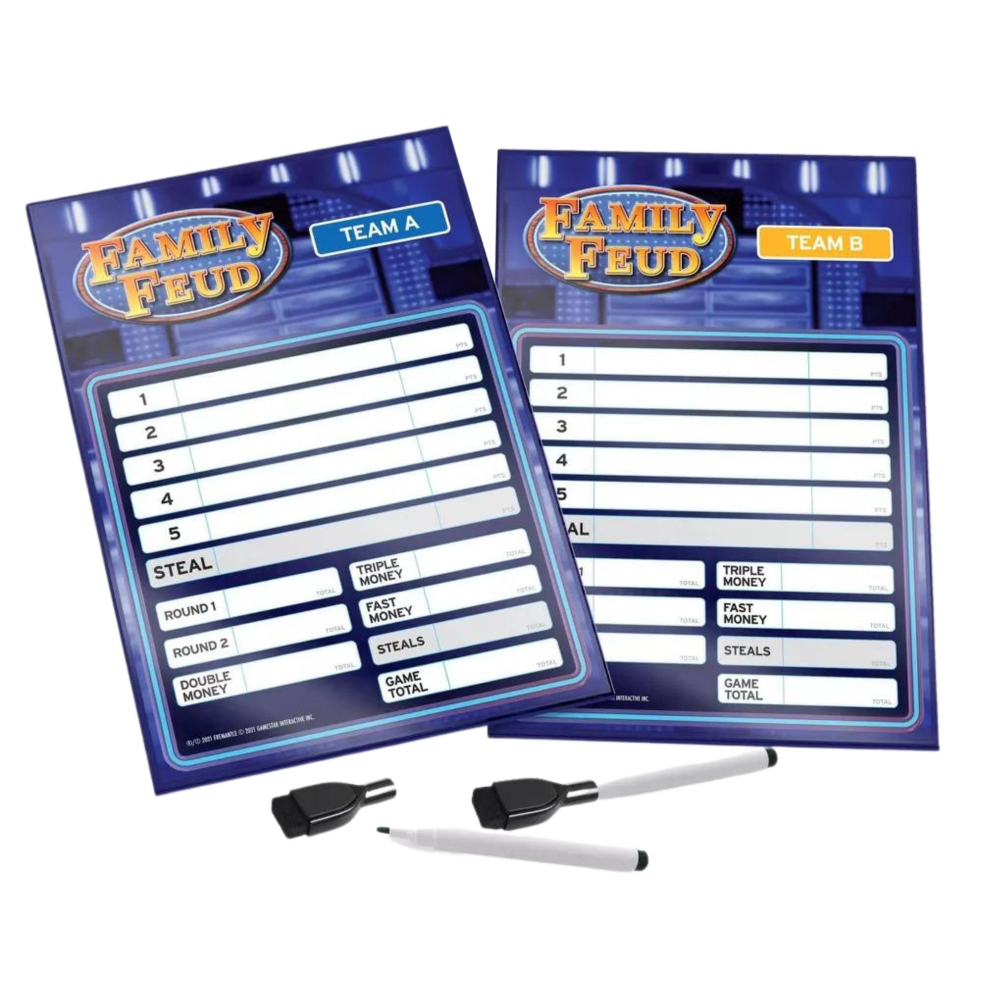 TEAM A FAMILY FEUD - TS FAMILY TEAM FEUD 1 1 2 3 4 2 3 4 5 aTs 5 STEAL ROUND 1 ROUND 2 DOUBLE MONEY MAR - - - - - TRIPLE MONEY FAST MONEY STEALS GAME TOTAL AL V - TRIPLE MONEY FAST MONEY STEALS GAME TOTAL
