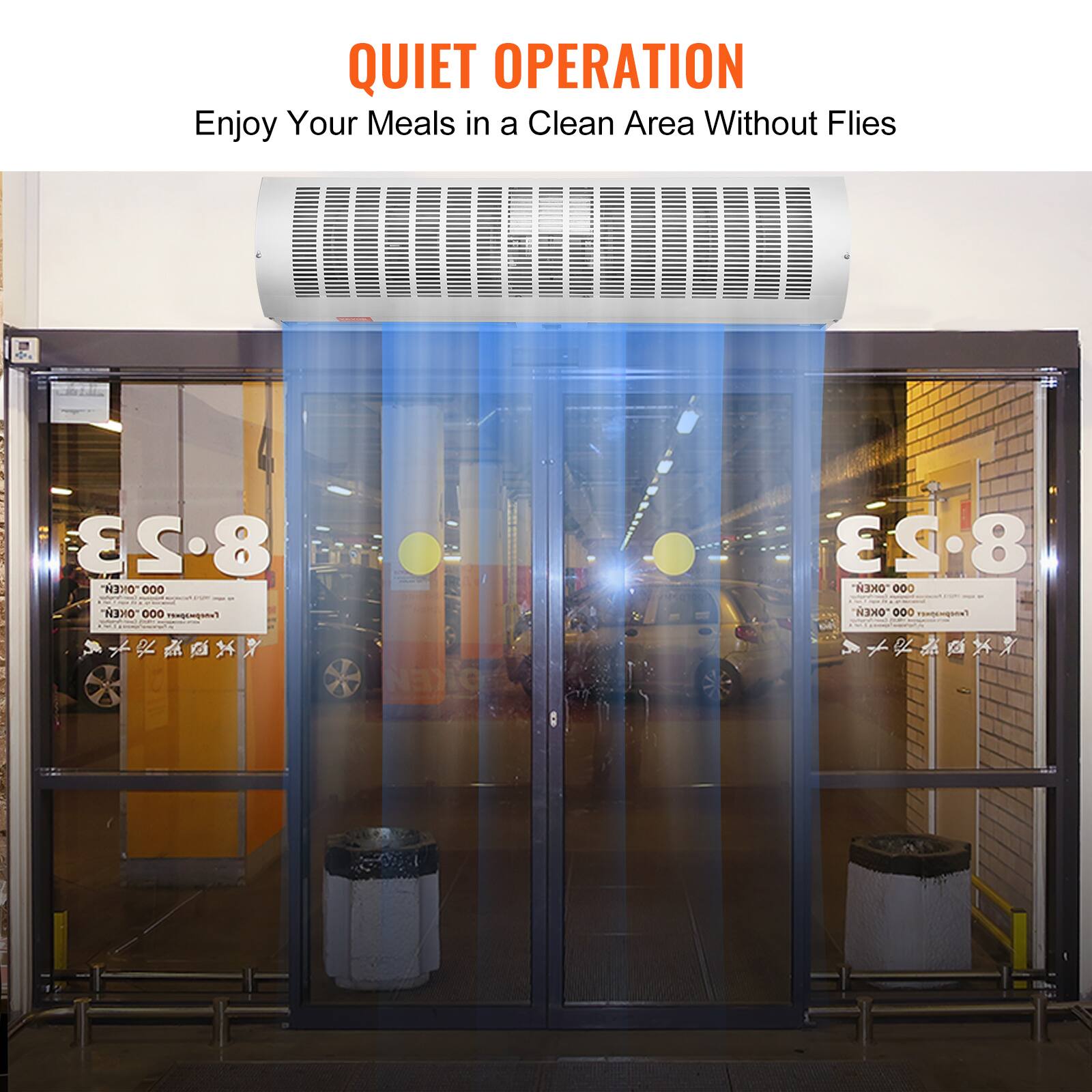 QUIET OPERATION  
Enjoy Your Meals in a Clean Area Without Flies