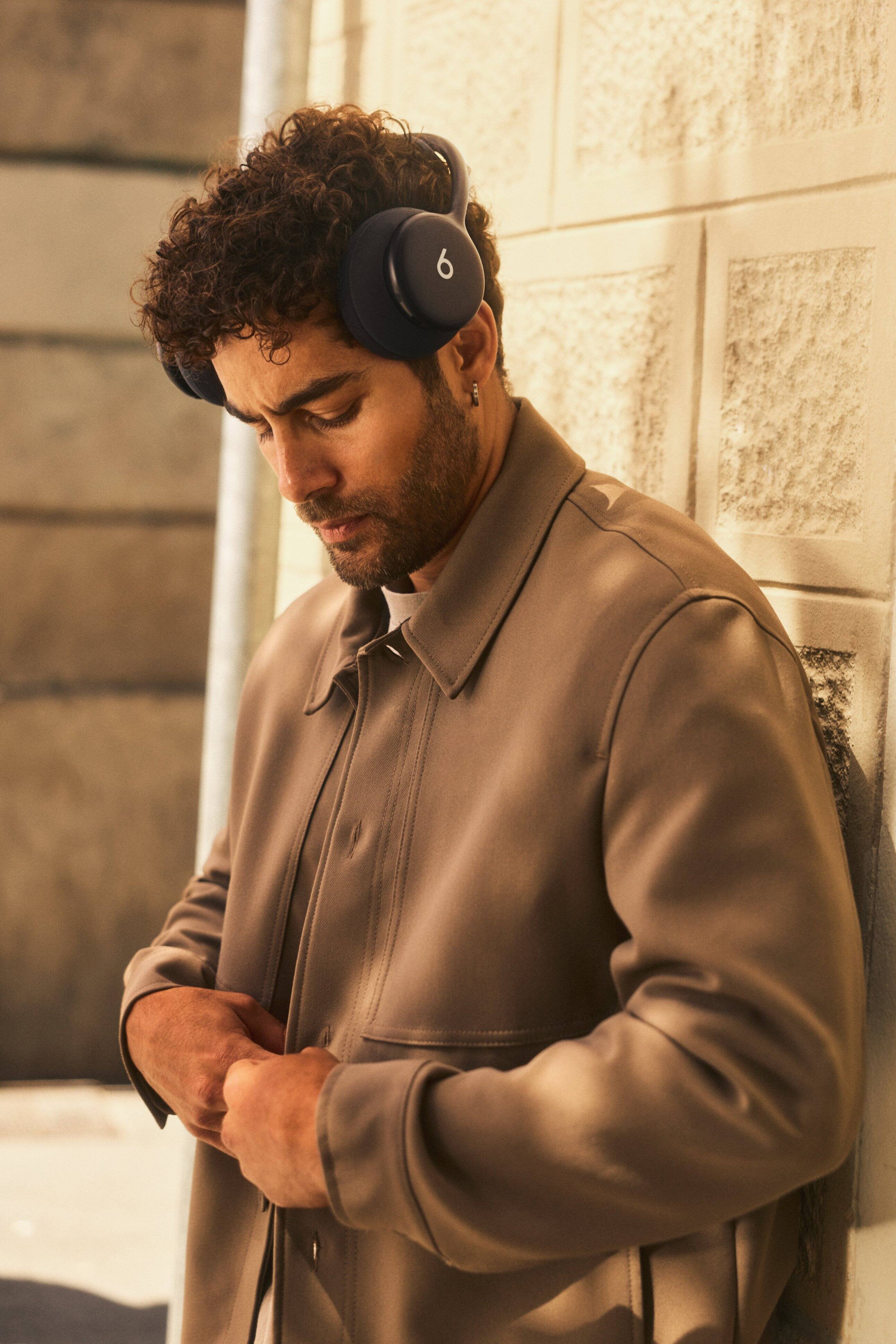 Alt View 2. Beats - Beats 360 Over-the-Ear Headphones - Black with Black Performance Knit Cushions - Black.
