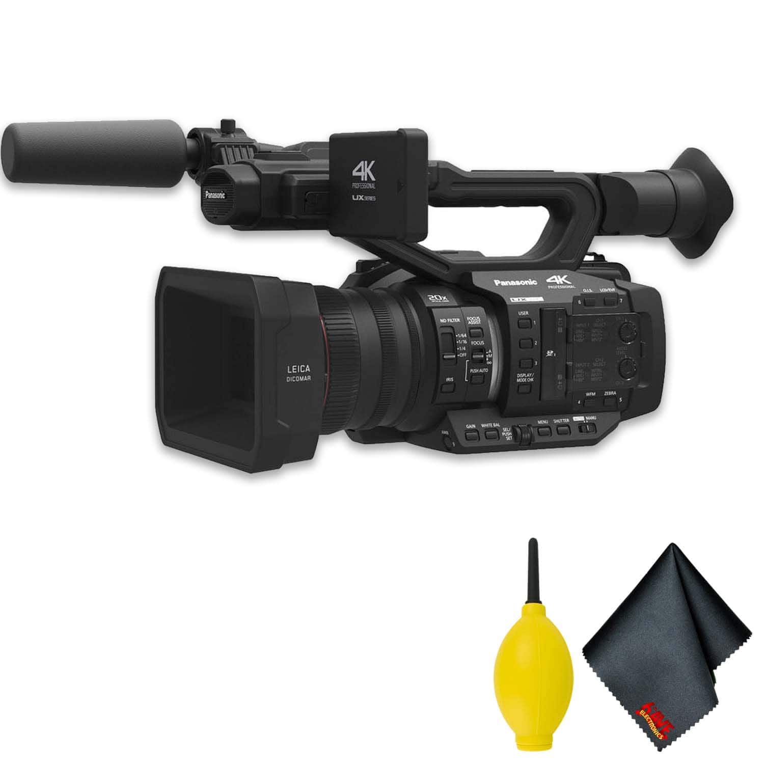 Panasonic - AG-UX180 4K Premium Professional Camcorder Basic Accessory Bundle