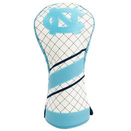 Team Golf - North Carolina Tar Heels Striped Quilted Driver Headcover - Multicolor