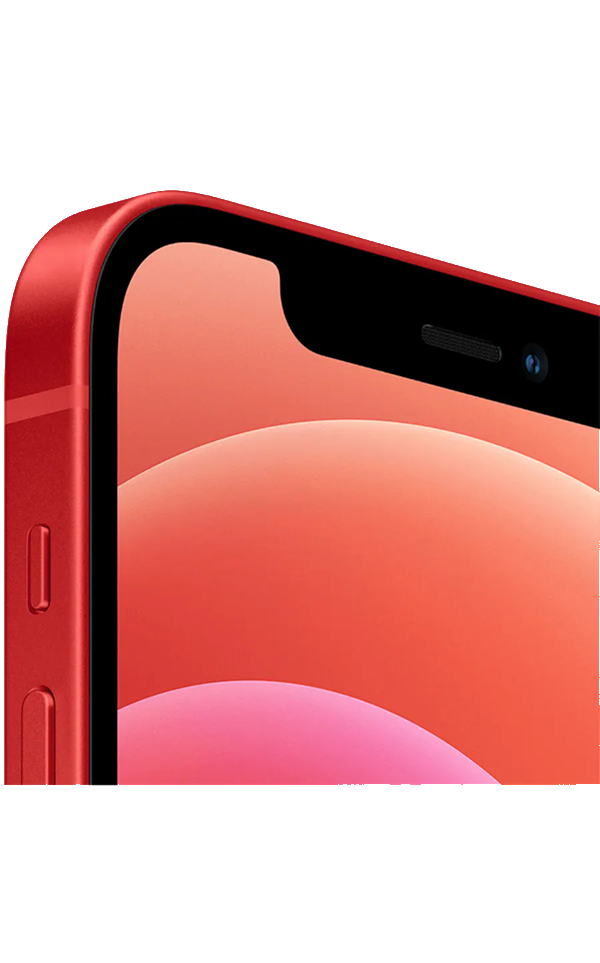 Back. Apple - Refurbished Excellent iPhone 12  5G 128GB (Unlocked) - Red.