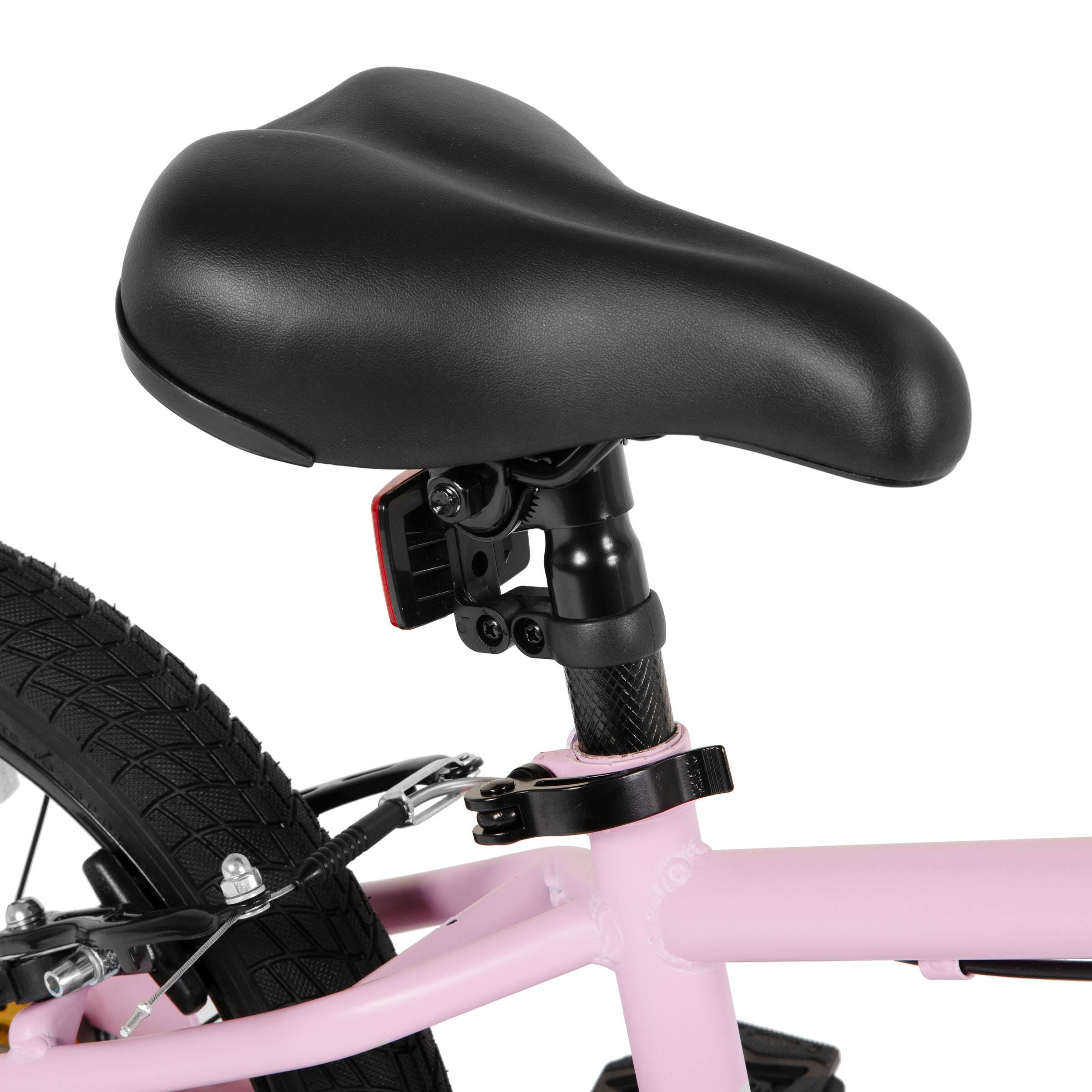 Alt View 9. JOYSTAR - JOYSTAR Lomand 14" Kids Bike with Training Wheels, Dual V-Brake Kids Bicycle for Toddlers Boys Girls Ages 3-5, Pink - Pink.